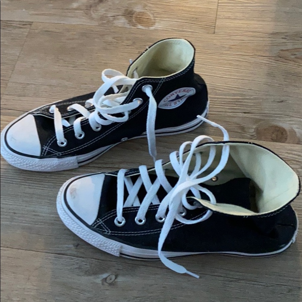 High top black converse